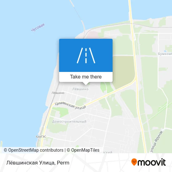 Лёвшинская Улица map