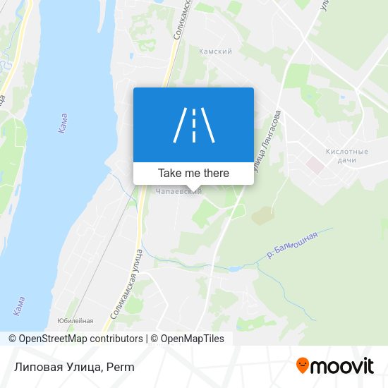Липовая Улица map