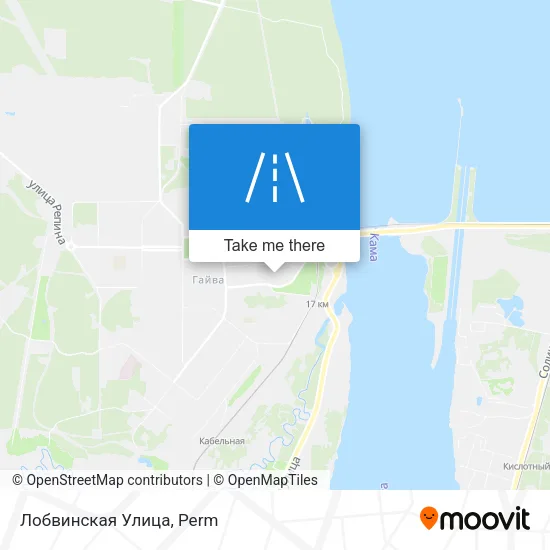 Лобвинская Улица map