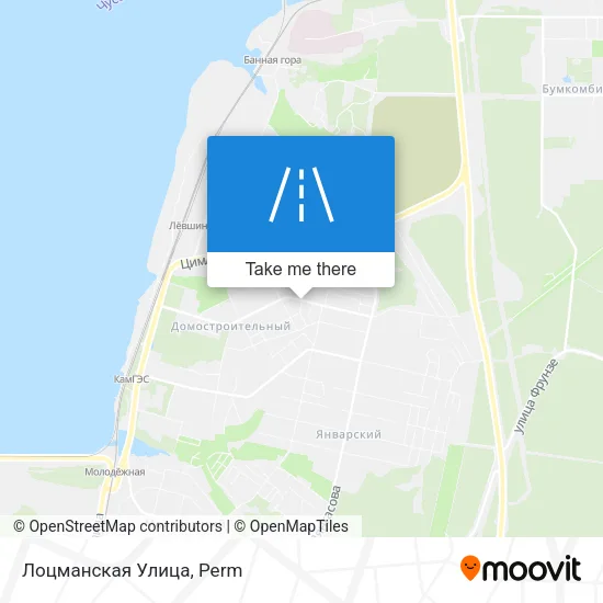 Лоцманская Улица map