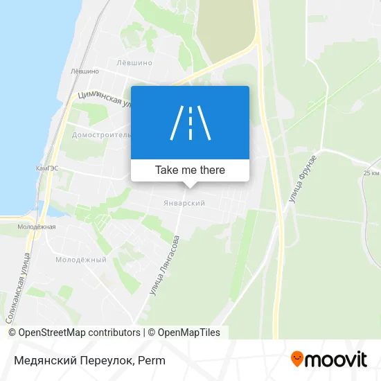 Медянский Переулок map