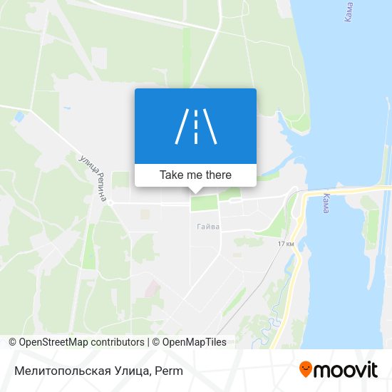 Мелитопольская Улица map