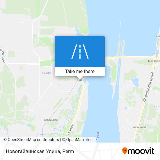 Новогайвинская Улица map