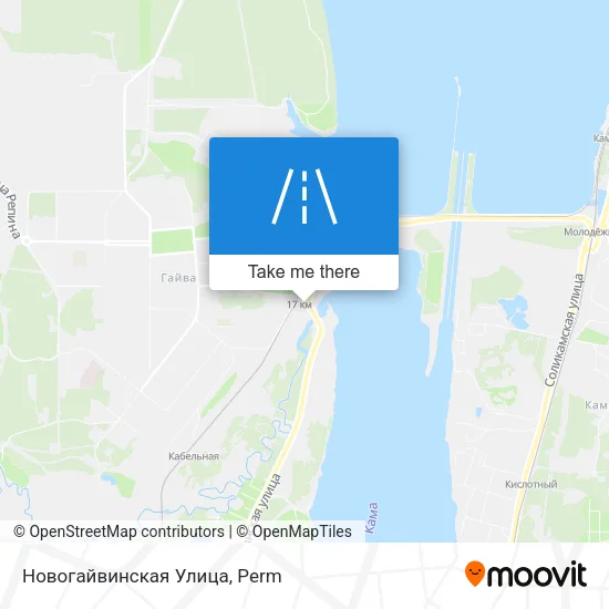 Новогайвинская Улица map