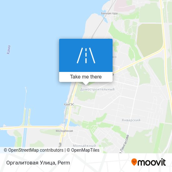Оргалитовая Улица map