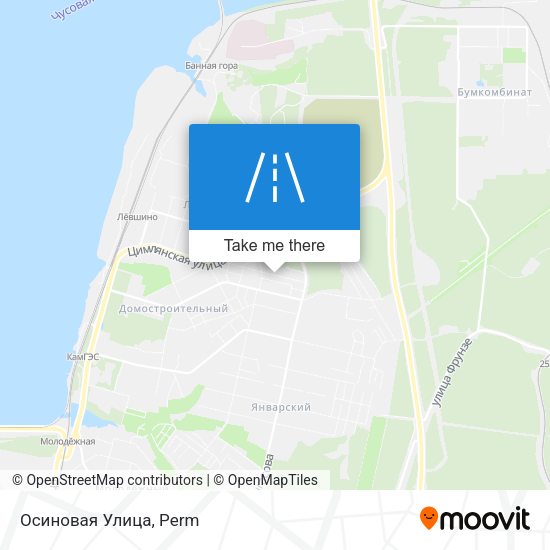 Осиновая Улица map