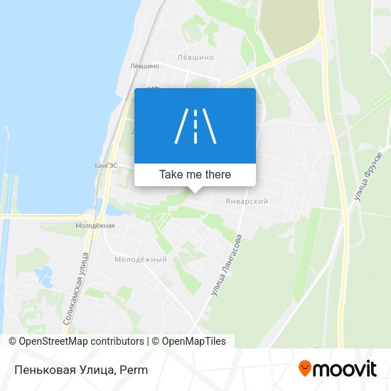 Пеньковая Улица map