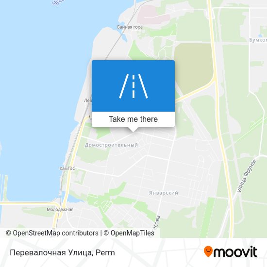 Перевалочная Улица map