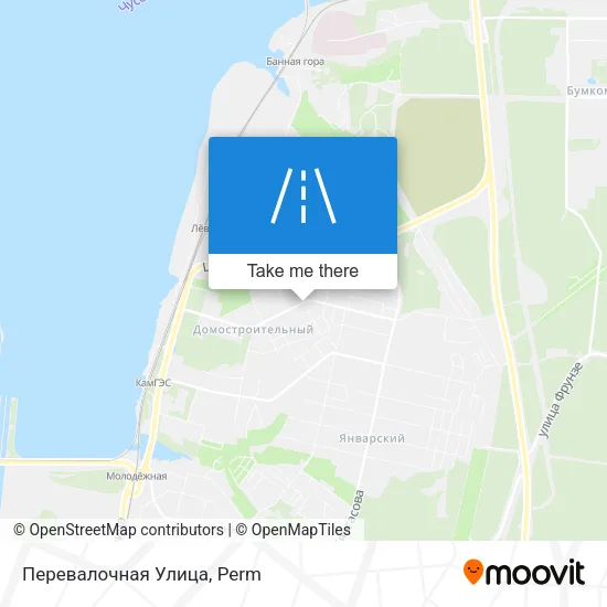 Перевалочная Улица map