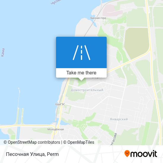 Песочная Улица map