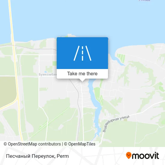 Песчаный Переулок map