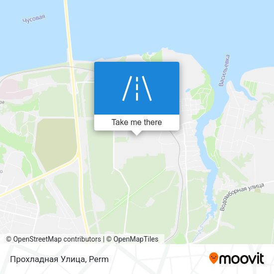 Прохладная Улица map