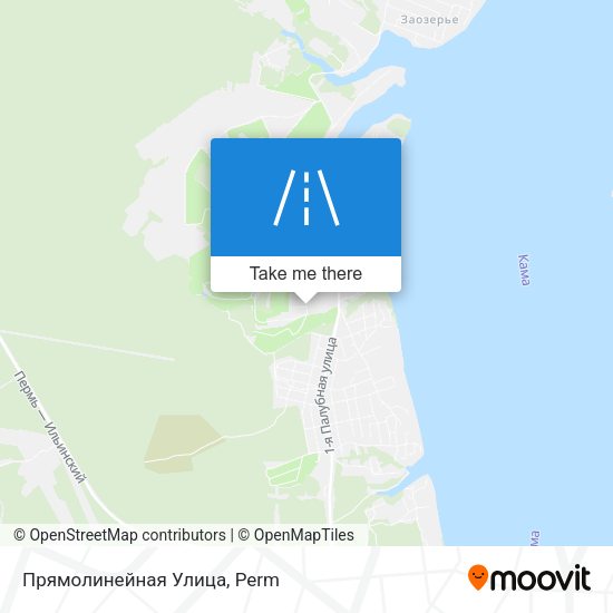 Прямолинейная Улица map