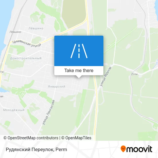 Рудянский Переулок map