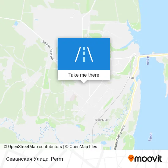 Севанская Улица map