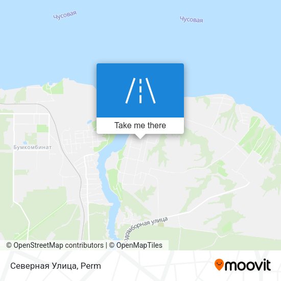 Северная Улица map