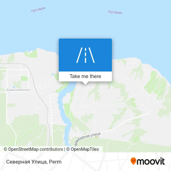 Северная Улица map