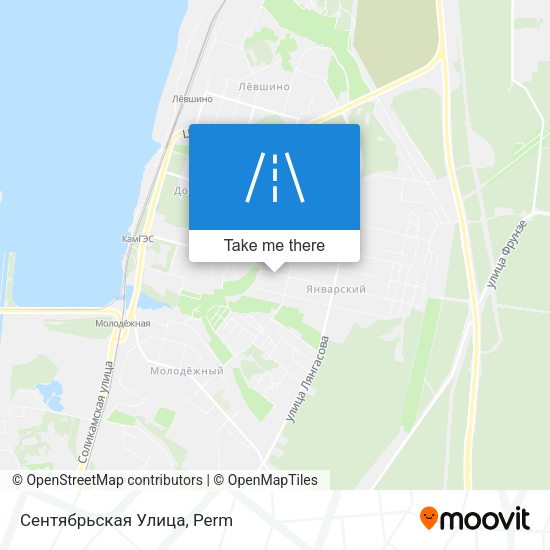 Сентябрьская Улица map