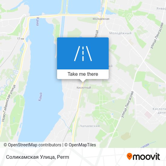 Соликамская Улица map