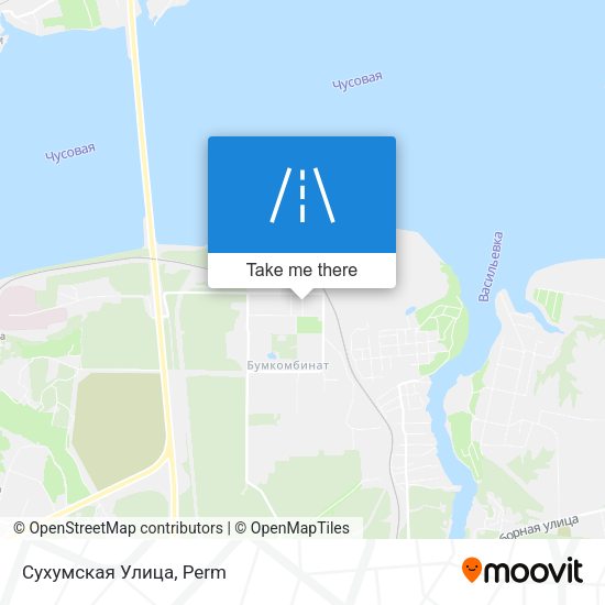 Сухумская Улица map