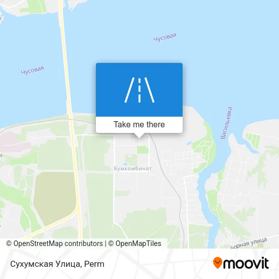 Сухумская Улица map