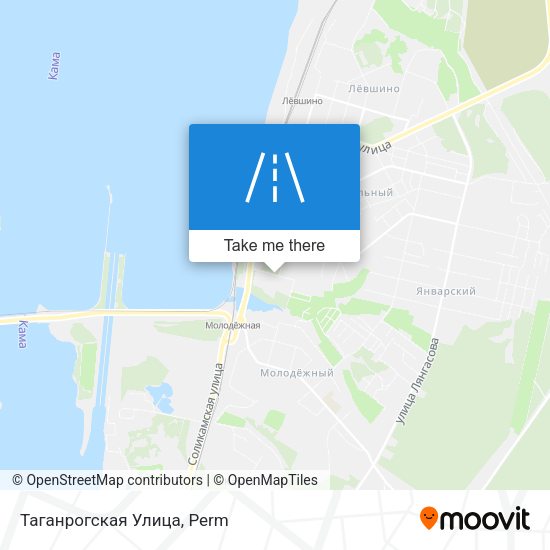 Таганрогская Улица map