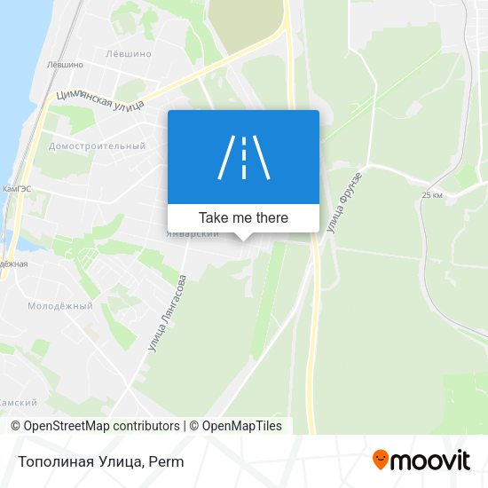 Тополиная Улица map