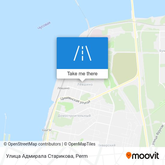 Улица Адмирала Старикова map