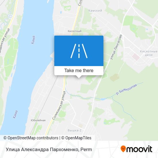 Улица Александра Пархоменко map
