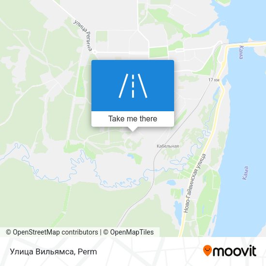 Улица Вильямса map