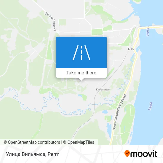 Улица Вильямса map