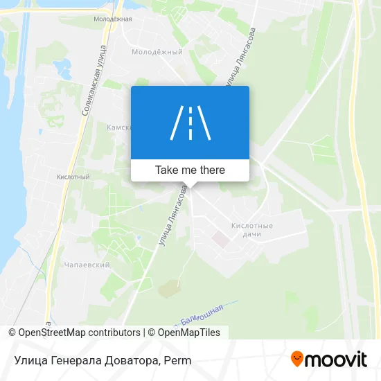 Улица Генерала Доватора map