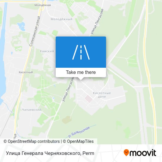 Улица Генерала Черняховского map
