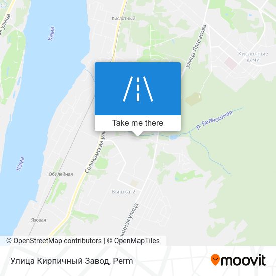 Улица Кирпичный Завод map