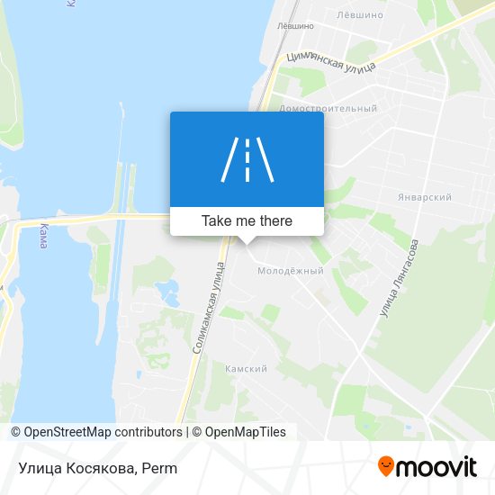 Улица Косякова map