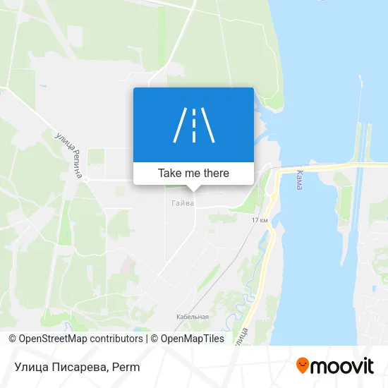Улица Писарева map