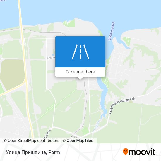 Улица Пришвина map