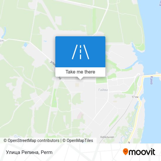 Улица Репина map