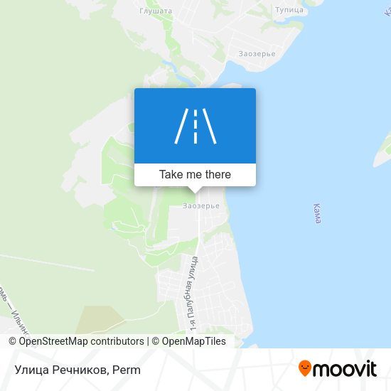 Улица Речников map