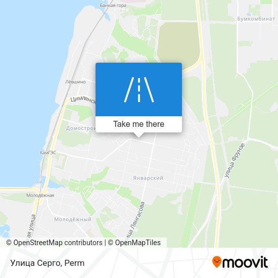 Улица Серго map
