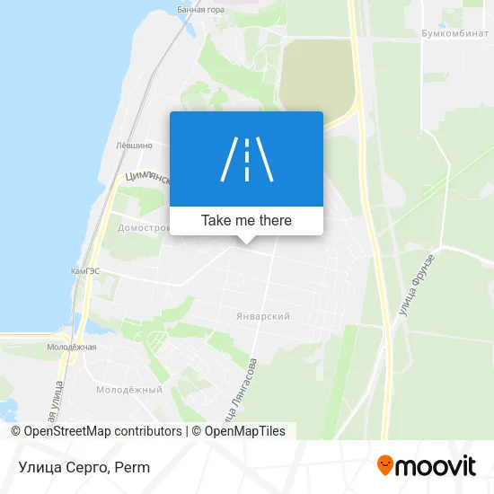 Улица Серго map