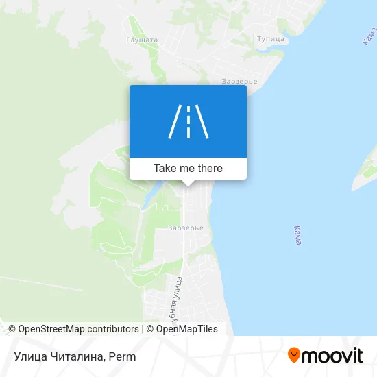 Улица Читалина map