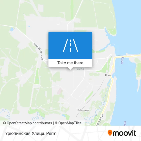 Урюпинская Улица map