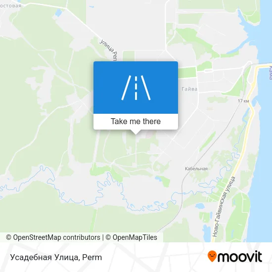 Усадебная Улица map