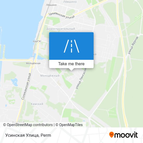 Усинская Улица map