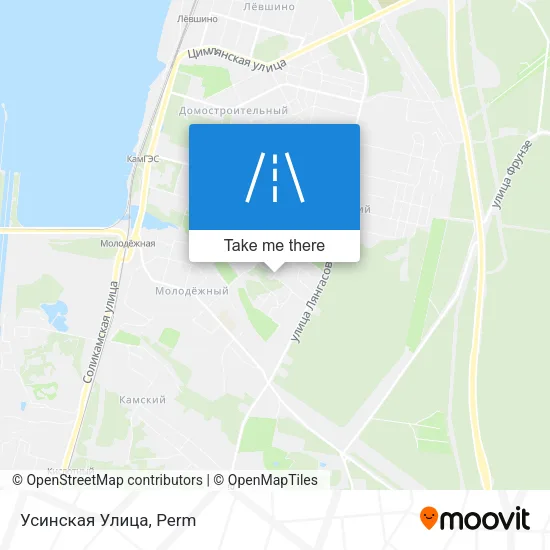 Усинская Улица map