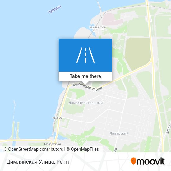 Цимлянская Улица map
