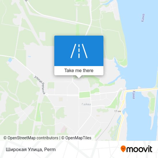 Широкая Улица map
