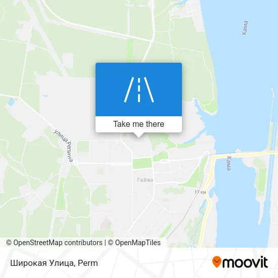 Широкая Улица map