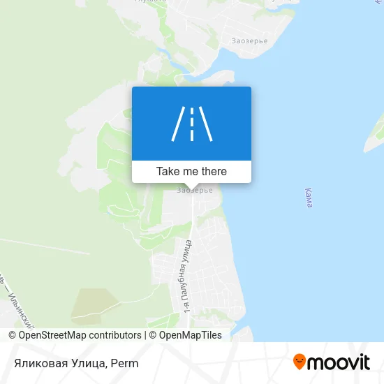 Яликовая Улица map